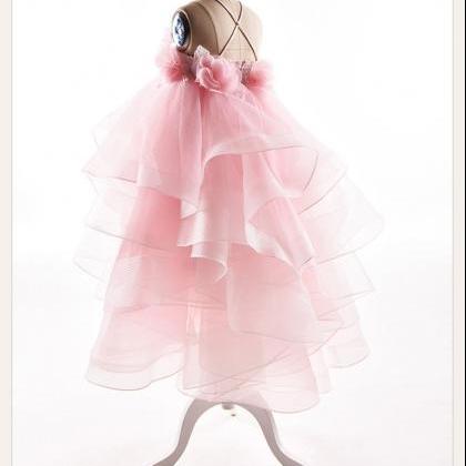 Flower Girl Dress, Light Pink Flower Girl Dress,..