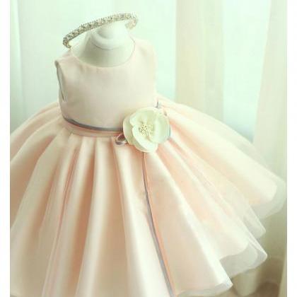 Pink Flower Girl Dresses, Pink Flower Girl Dress,..