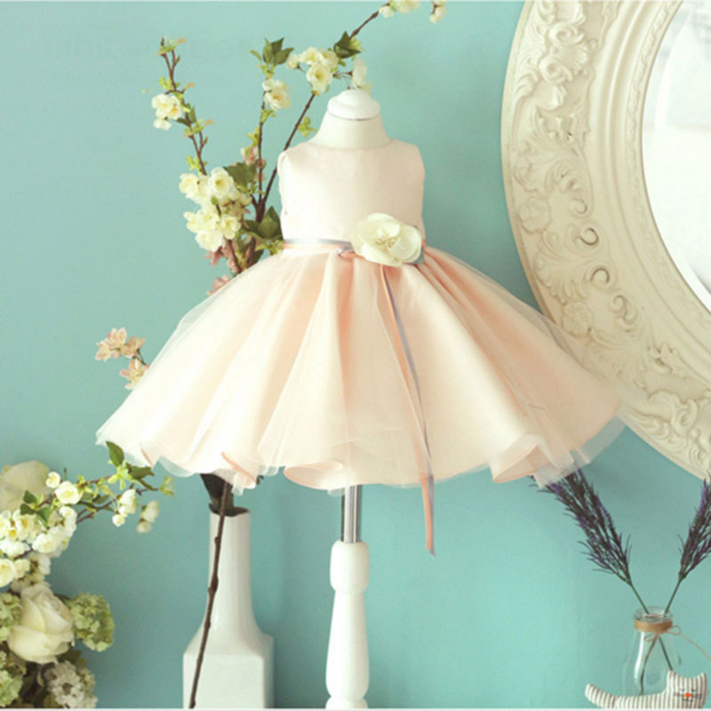 Pink Flower Girl Dresses, Pink Flower Girl Dress, Pink Bridesmaid Dress, Junior Bridesmaid Dress, Baby Girl Birthday Outfit, Custom Made Flower